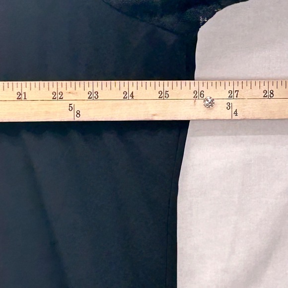 Susan Graver Womens Blouse Size 2X Liquid Knit Lace Sheer Accent Lounge Relaxed - Picture 16 of 16